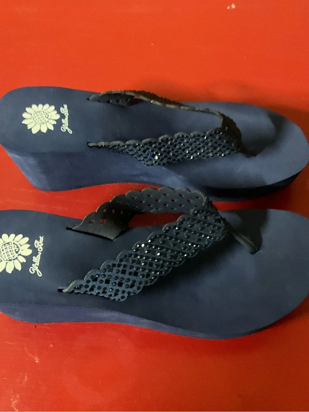 New yellow box size 10m ladies sandals - Picture 8 of 8